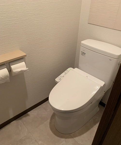 リフォーム後のトイレ