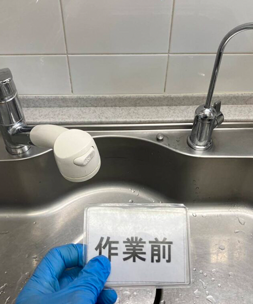 台所の蛇口と浄水器専用水栓
