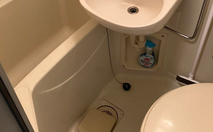 新宿区でユニットバスの排水詰まり解消