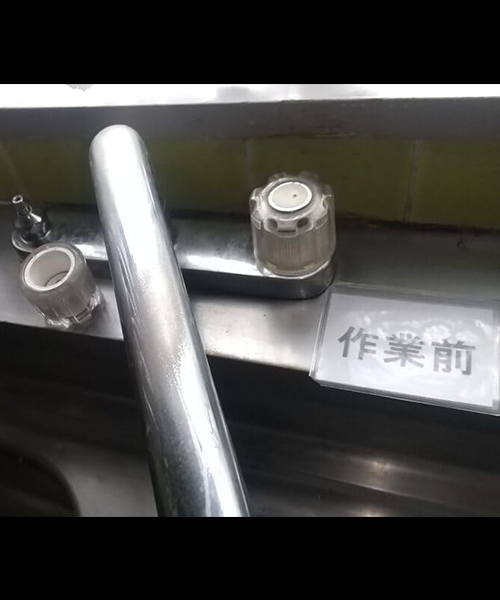経年劣化で使用不可になったキッチン蛇口