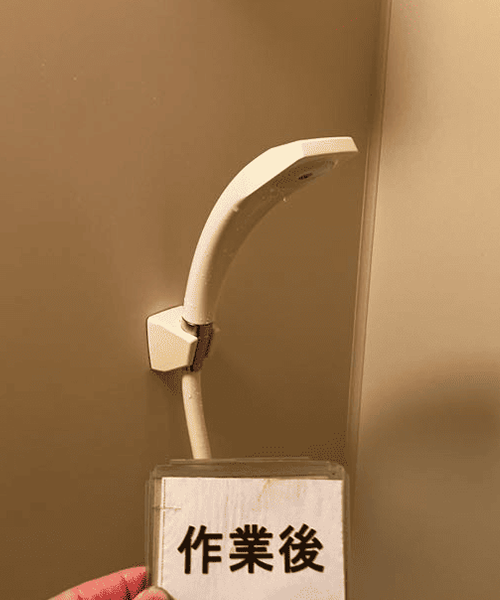 水漏れトラブルをシャワー交換して修繕