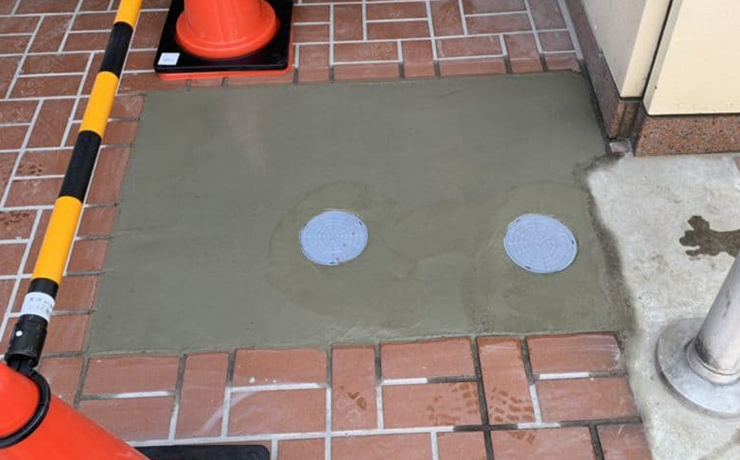 八王子市のビルで下水桝と下水管を一新してトイレつまり解消