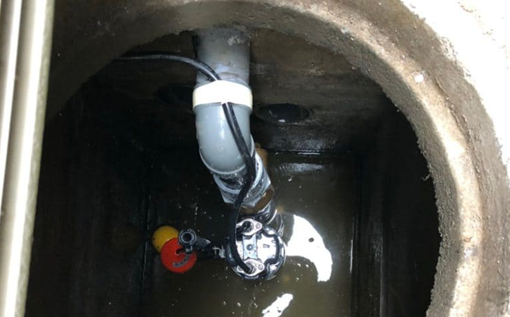 小平市で汚水槽ポンプ交換