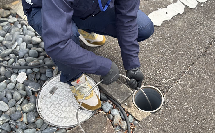 大和市で超高圧洗浄して排水つまり予防