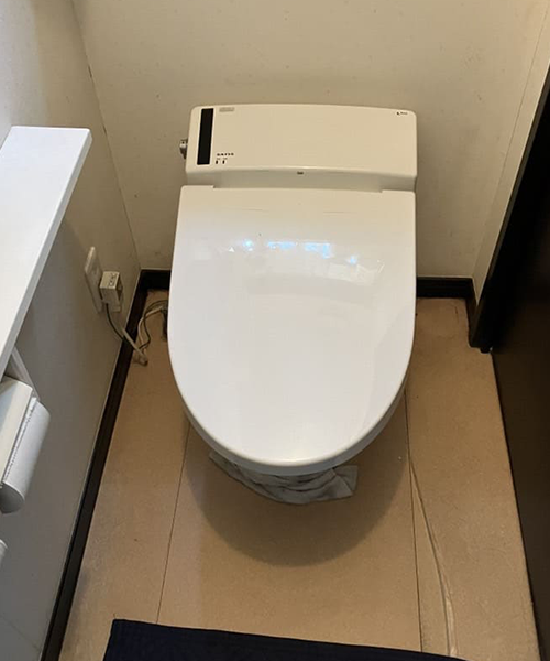 水漏れが発生したタンクレストイレ