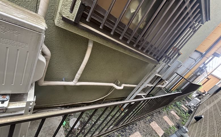 神奈川県大和市で配管を引き直して階下漏水を修繕