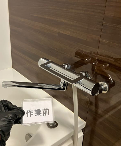 シャワーヘッドから水漏れする浴室水栓