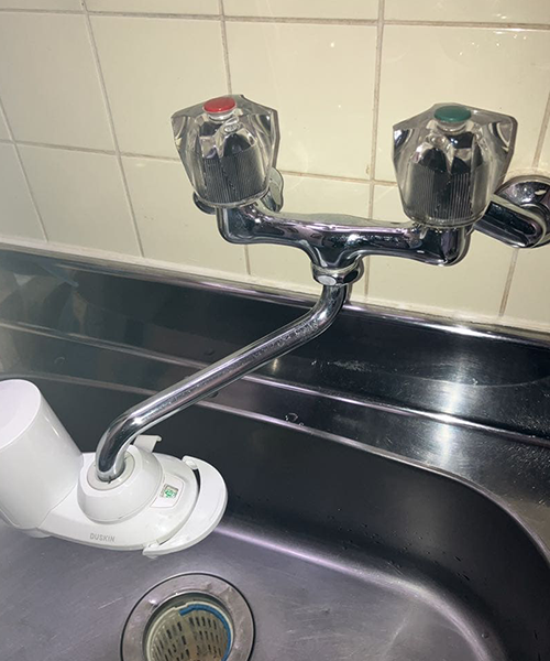 パッキン交換してキッチン蛇口の水漏れ修理
