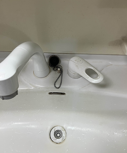 カートリッジ交換して蛇口の水漏れ修理