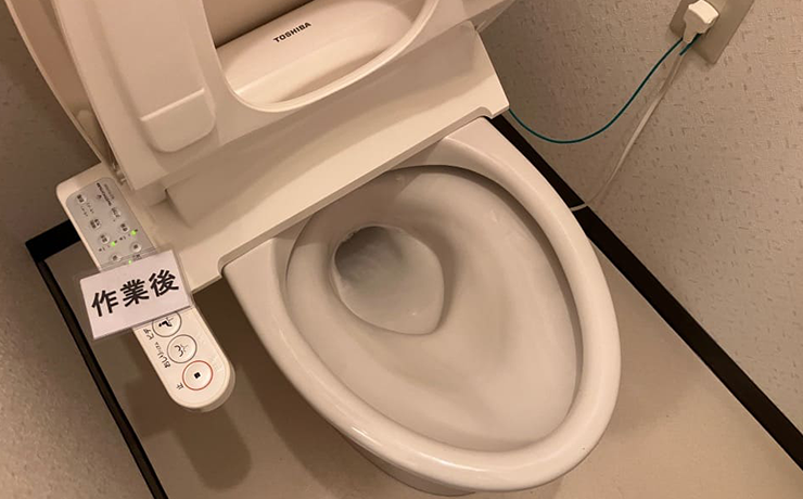 町田市でローポンプを使ってトイレ詰まり解消