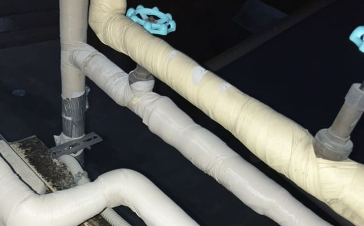 大和市で給水管の水漏れ修理