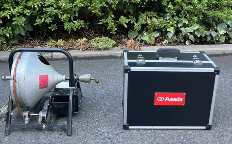 町田市で台所の詰まりをトーラー機を使って解消