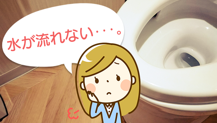 トイレの水が流れない原因と直し方と業者へ任せる判断基準