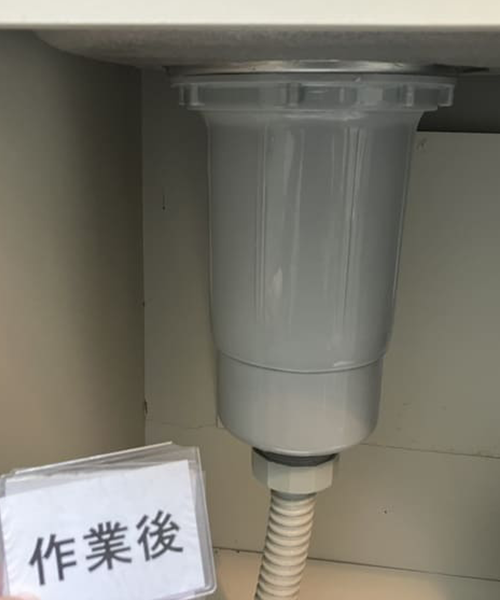 KVKの排水栓に交換