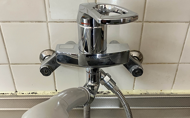 府中市でカートリッジ交換して台所蛇口の水漏れ修理