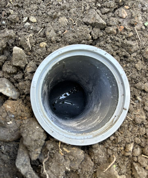 詰まり解消した台所桝