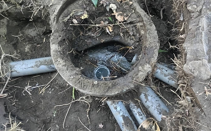 杉並区で屋外の桝交換工事で下水詰まり解消