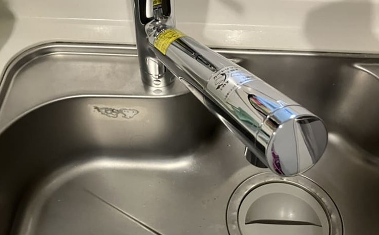 三郷市でキッチンの蛇口交換