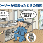ディスポーザーが詰まったときの原因と直し方