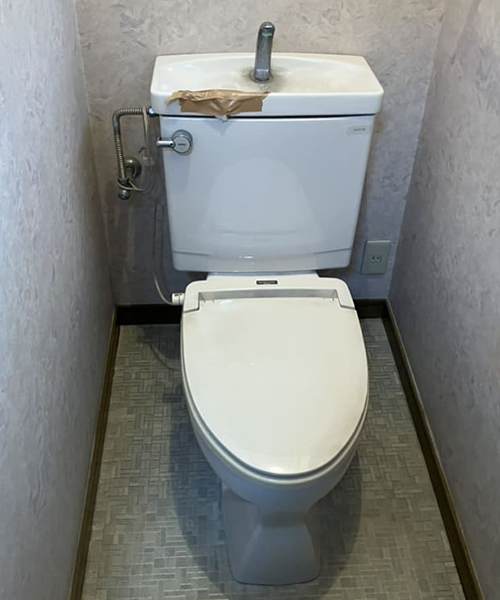トイレのタンクが故障