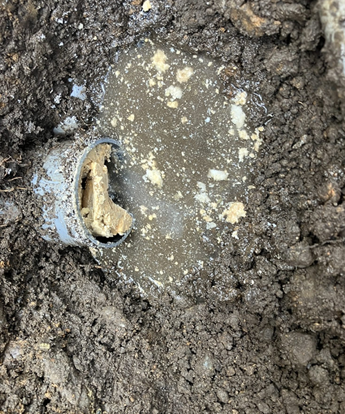 詰まり解消作業