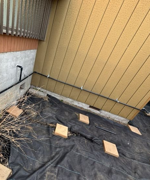 給水管を引き直して水漏れ修理