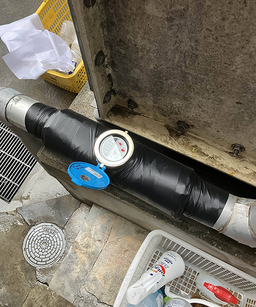 交換後の井戸メーター