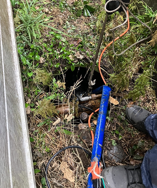 水漏れの原因調査