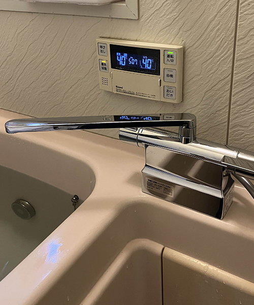 浴室蛇口をTOTOのTBV03423J1に交換