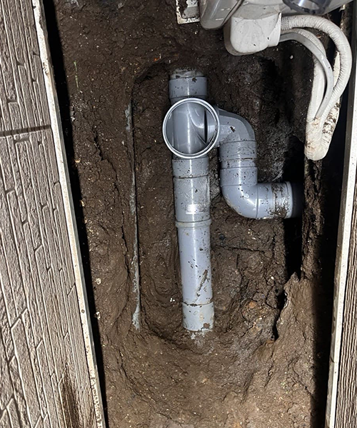 小口径マスへの交換作業