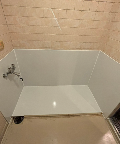 浴槽床プレート加工