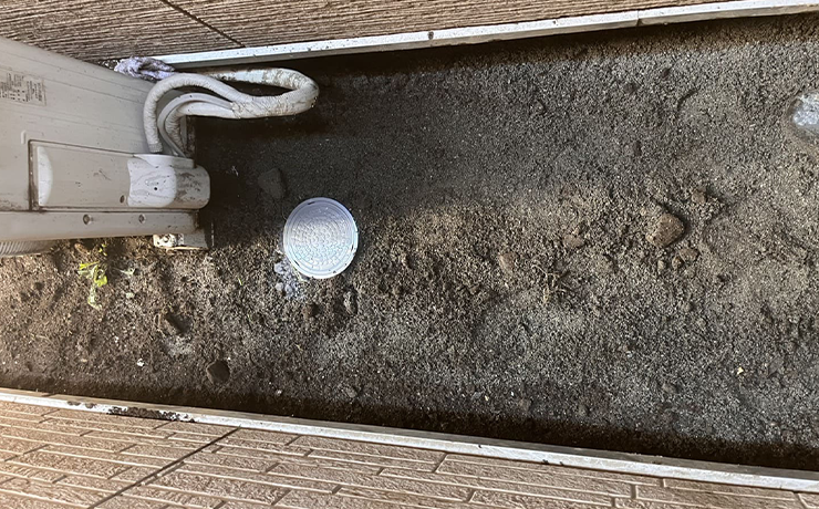 東村山市で下水桝の交換工事