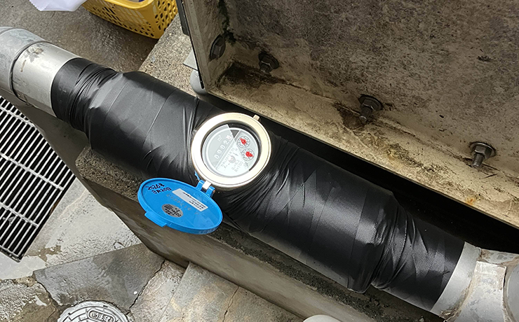 多摩市で井戸メーター交換