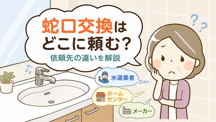 蛇口交換はどこに頼む？