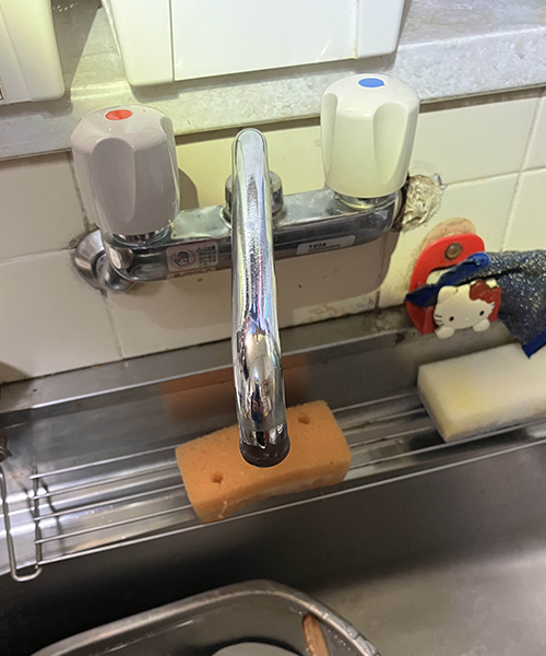 水漏れを起こした台所蛇口