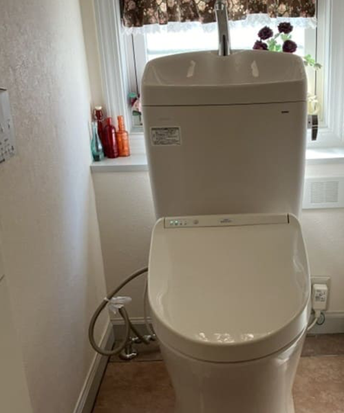TOTOのピュアレストQRにトイレ交換