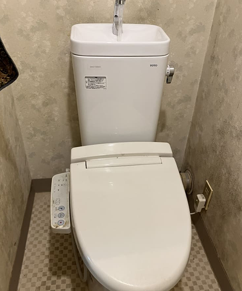 TOTOのピュアレストMRにトイレ交換