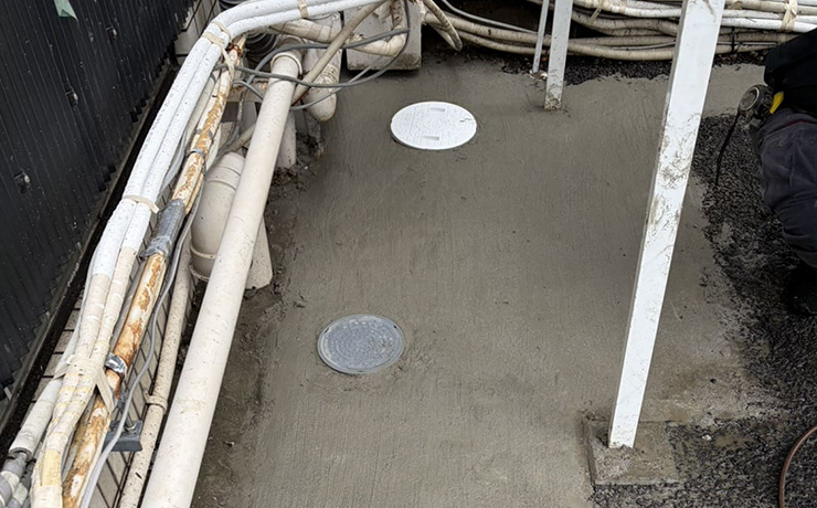横浜市都筑区で敷地内の排水桝を移設