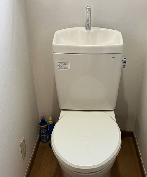 TOTOのピュアレストQRにトイレ交換