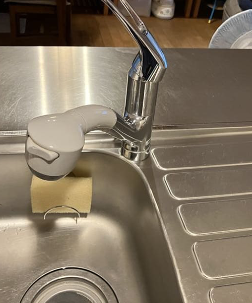 長年使用したキッチンの蛇口