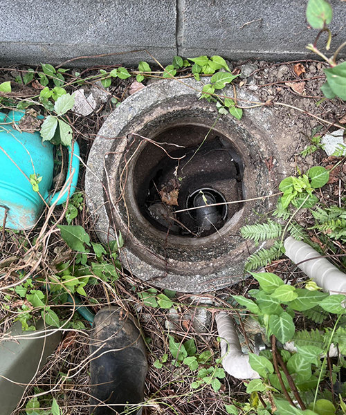 破損した排水桝