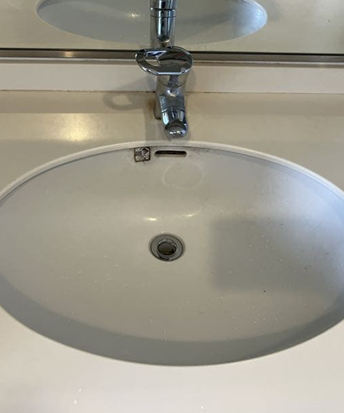 水漏れを起こした洗面蛇口