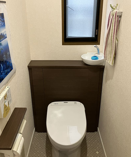 トイレのウォシュレット便座の交換前