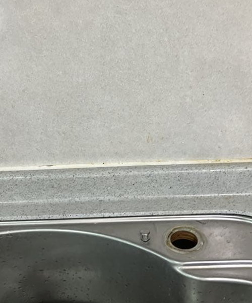 キッチン水栓の交換作業