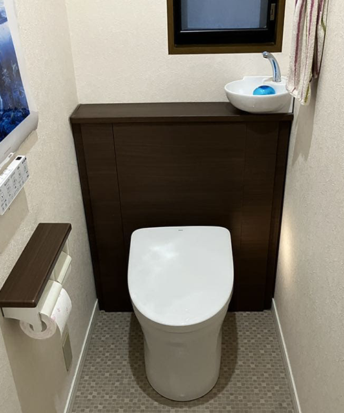 トイレのウォシュレット便座の交換後
