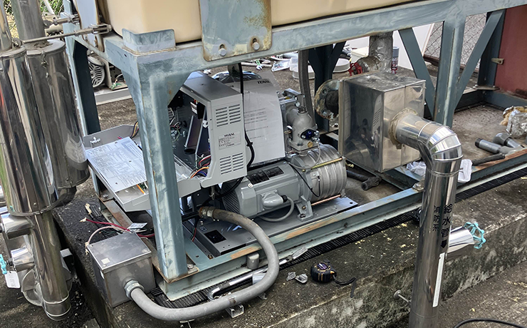横浜市旭区で故障した給水ポンプをTERAL製品へ交換