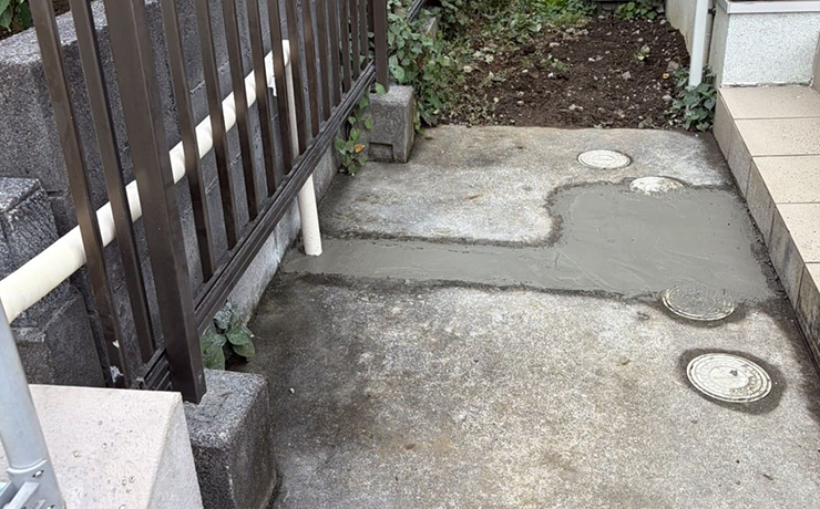 調布市で漏水した給水管を引き直して水漏れ修理