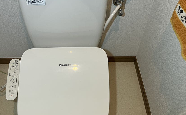 横浜市瀬谷区でトイレに温水洗浄便座を取り付け