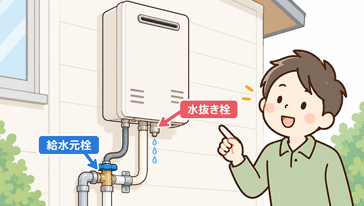 給湯器の水漏れ原因と応急処置 水抜き栓と本体漏れの見分け