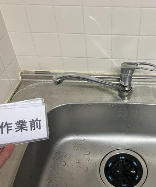 水漏れする台所蛇口